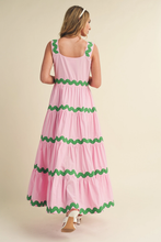 Load image into Gallery viewer, Leighton Tiered Ric Rac Midi