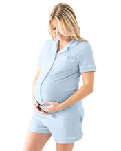 Load image into Gallery viewer, Clea Bamboo Maternity & Postpartum Short Sleeve Pajama Set (More Colors)