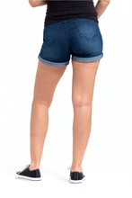Load image into Gallery viewer, Roll Cuff Jean Shorts