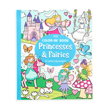 Load image into Gallery viewer, Color-in' Book - Princesses & Fairies