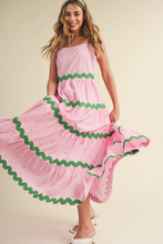 Load image into Gallery viewer, Leighton Tiered Ric Rac Midi