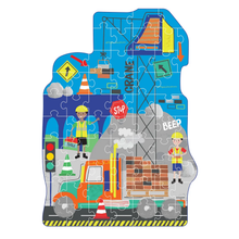Load image into Gallery viewer, Construction 60pc Shaped Puzzle