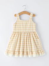 Load image into Gallery viewer, Kids Beth Plaid Smocked Dress