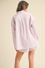 Load image into Gallery viewer, Tiff Striped Button Up & Short Set