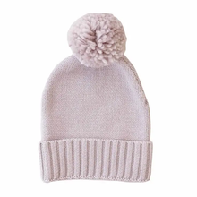 Load image into Gallery viewer, Knit Baby Pom Pom Beanie