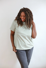 Load image into Gallery viewer, Full Zip Super Soft Breastfeeding Tee