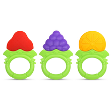 Load image into Gallery viewer, Raz-Fruitique Silicone Teethers 3PK