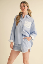Load image into Gallery viewer, Tiff Striped Button Up & Short Set
