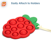 Load image into Gallery viewer, Razberry Pop Silicone Teether Sensory Toy