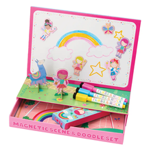 Load image into Gallery viewer, Rainbow Fairy Magnetic Scene & Doodle Set