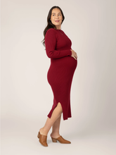 Load image into Gallery viewer, Kay Maternity & Nursing Midi Dress