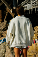 Load image into Gallery viewer, Fck Cancer Mock Neck Reversible Sweatshirt