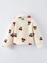 Load image into Gallery viewer, Cherry Plush Jacket