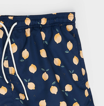 Load image into Gallery viewer, Lemon Men's Navy Swim Trunks