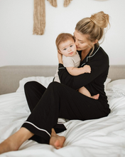 Load image into Gallery viewer, Clea LS Maternity & Nursing Pajama
