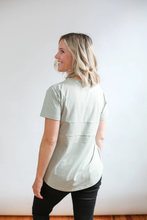 Load image into Gallery viewer, Full Zip Super Soft Breastfeeding Tee