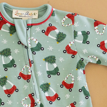 Load image into Gallery viewer, Deck the Wheels Footie Sleeper