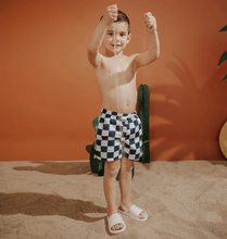 Load image into Gallery viewer, Checkboard Swim Trunks