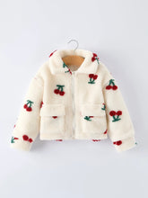 Load image into Gallery viewer, Cherry Plush Jacket