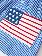 Load image into Gallery viewer, 4th of July Plaid Twirl Dress