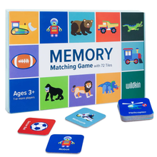 Load image into Gallery viewer, Boys Memory Matching Game 72 Pc - 36 Pairs