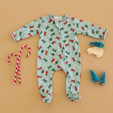 Load image into Gallery viewer, Deck the Wheels Footie Sleeper