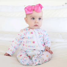 Load image into Gallery viewer, Little Sister Ruffle Footie Sleeper