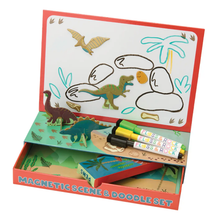 Load image into Gallery viewer, Dino Magnetic Scene & Doodle Set