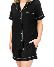 Load image into Gallery viewer, Clea Bamboo Maternity & Postpartum Short Sleeve Pajama Set (More Colors)