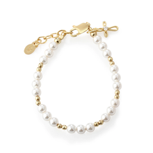 Load image into Gallery viewer, 14K Gold-Plated Baby Cross Bracelet