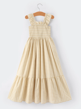 Load image into Gallery viewer, Beth Plaid Smocked Dress
