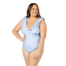 Load image into Gallery viewer, Nursing & Maternity One Piece Wrap Swimsuit