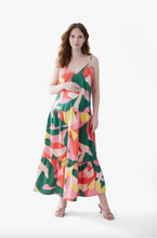Load image into Gallery viewer, Cotton Strappy Maxi Dress