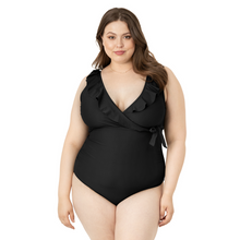 Load image into Gallery viewer, Nursing & Maternity One Piece Wrap Swimsuit