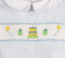 Load image into Gallery viewer, Birthday Smocked Romper