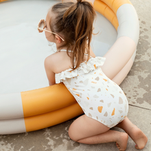 Load image into Gallery viewer, Golden Pebble Terrazzo Swimsuit