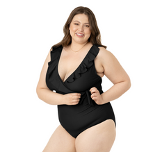 Load image into Gallery viewer, Nursing & Maternity One Piece Wrap Swimsuit