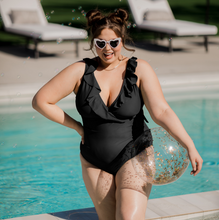 Load image into Gallery viewer, Nursing & Maternity One Piece Wrap Swimsuit