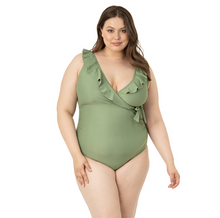 Load image into Gallery viewer, Nursing & Maternity One Piece Wrap Swimsuit
