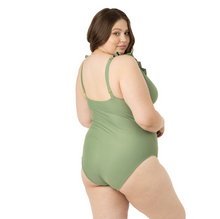 Load image into Gallery viewer, Nursing & Maternity One Piece Wrap Swimsuit