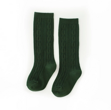 Load image into Gallery viewer, Cable Knit Knee Highs