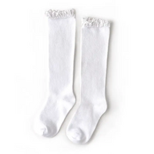 Load image into Gallery viewer, Lace Top Knee Highs
