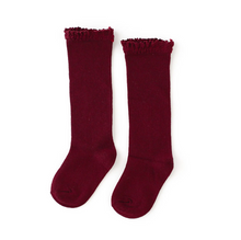 Load image into Gallery viewer, Lace Top Knee Highs