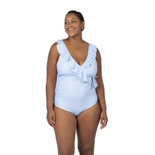 Load image into Gallery viewer, Nursing & Maternity One Piece Wrap Swimsuit