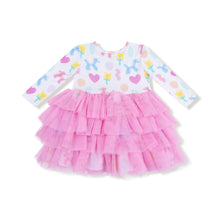 Load image into Gallery viewer, Pink Balloon Animals Twirl Dress
