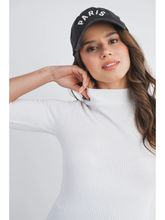 Load image into Gallery viewer, Leah Ribbed Mock Neck Top
