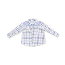 Load image into Gallery viewer, Blue Plaid Snap Shirt
