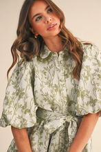 Load image into Gallery viewer, Sonja Bubble Sleeve Midi Dress
