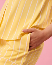 Load image into Gallery viewer, Clea Dandelion Stripe PJ Set
