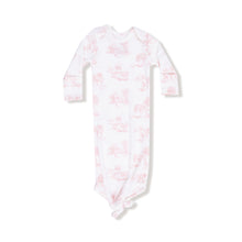 Load image into Gallery viewer, Pink Farm Toile Knotted Gown
